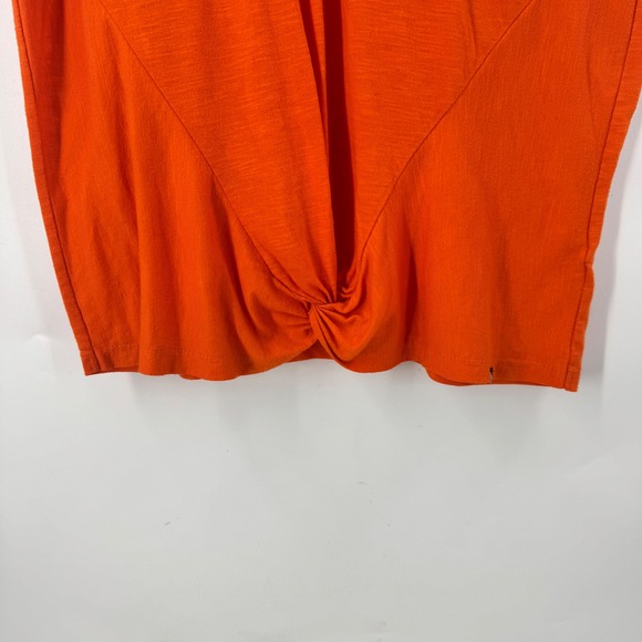 New Era Houston Astros‎ Baseball Orange Twist Front T Shirt Womens 1X - Picture 5 of 7